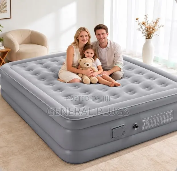 Effortless Original Inbuilt Automatic Pump Doubleq Air Mattress · Photo 1