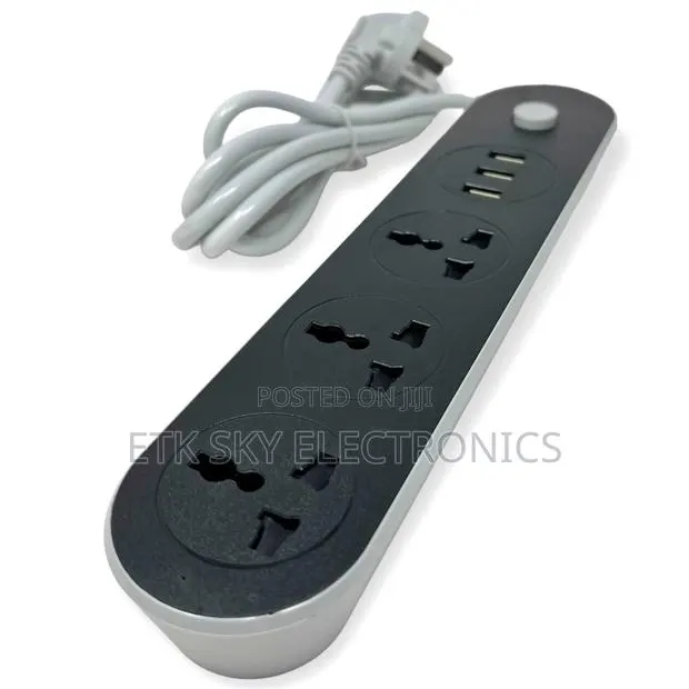 Eldo Pro Rfk-t56 Sp-3w-2mu2a 3 Way Usb X 3meter Power Strip · Photo 1