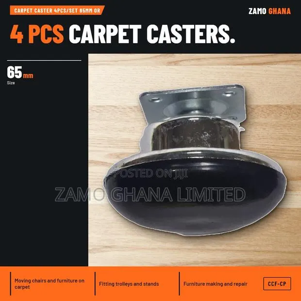 Carpet Caster 4Pcs/Set 65Mm or - CCF-CP · Photo 1