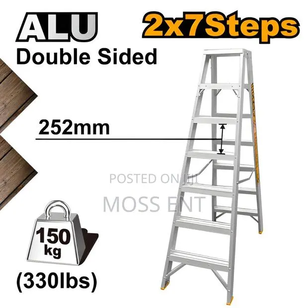 Double Side Ladder 2x7 Steps - Hlad01071 · Photo 1