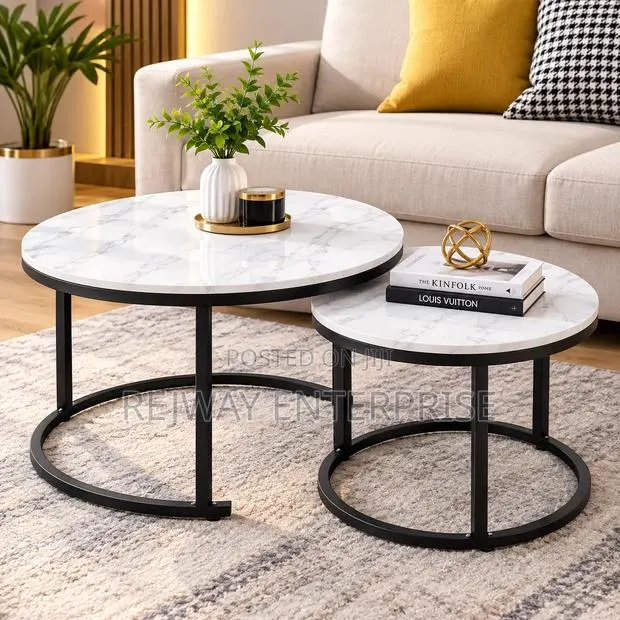 Modern Round Nesting Coffee Table · Photo 1
