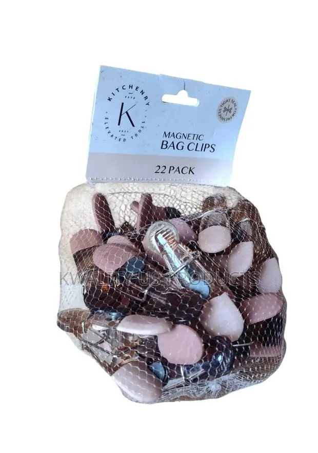 Kitchenry Magnetic Bag Clips - 22 Pack · Photo 1