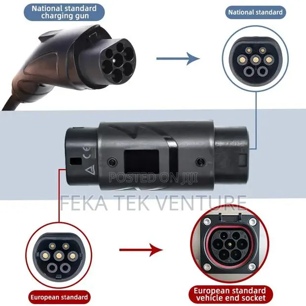 Ev Charger Adapter GBT to Type 2