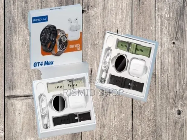 Sinclu Gt4 Max Smart Watch and TWS Earbuds Package · Photo 1