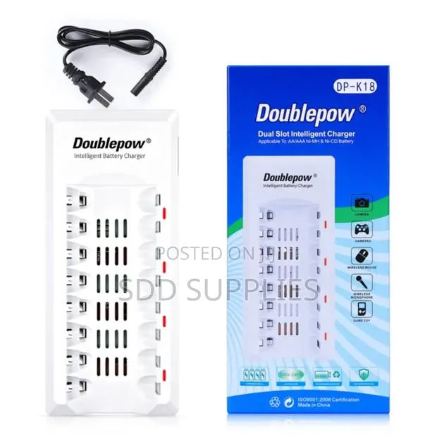8 Slots Aa And Aaa Battery Charger For Rechargeable Batteries · Photo 1