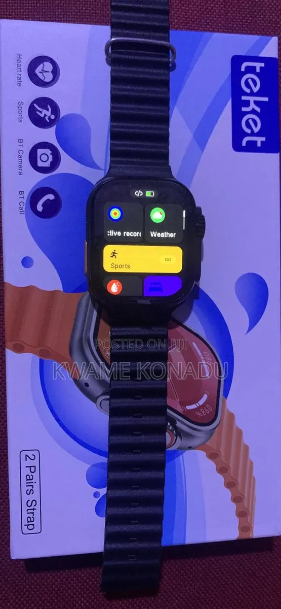 Teket Tx22 Ultra3 Smartwatch-bt Call, Heart Rate, Sports Mode-2 Straps · Photo 1