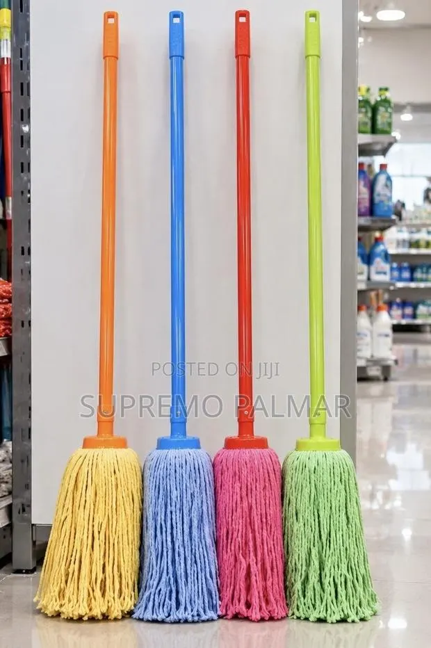 Mop Stick Cotton Head – Industrial Wet Floor Mop · Photo 1