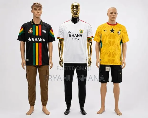 Premium Ghana Black Stars Home Jersey 2026– Limited Stock-Tryahu · Photo 1