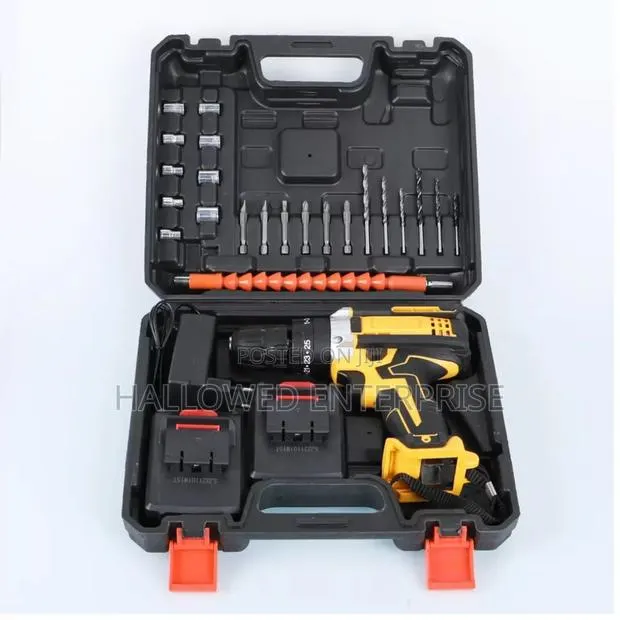 Cordless Drill Machine Rechargeable With 21v Two Batteries · Photo 1