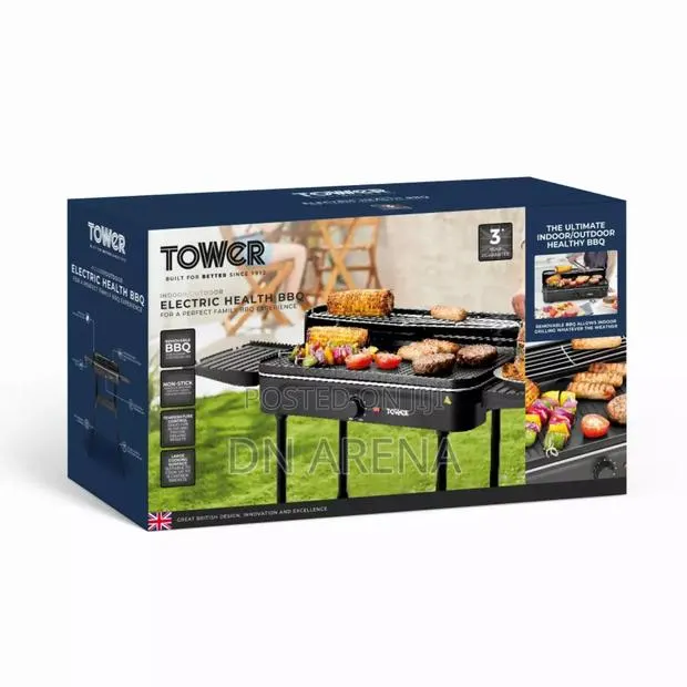 Tower Indoor/Outdoor Electric Grill Health Bbq. · Photo 1