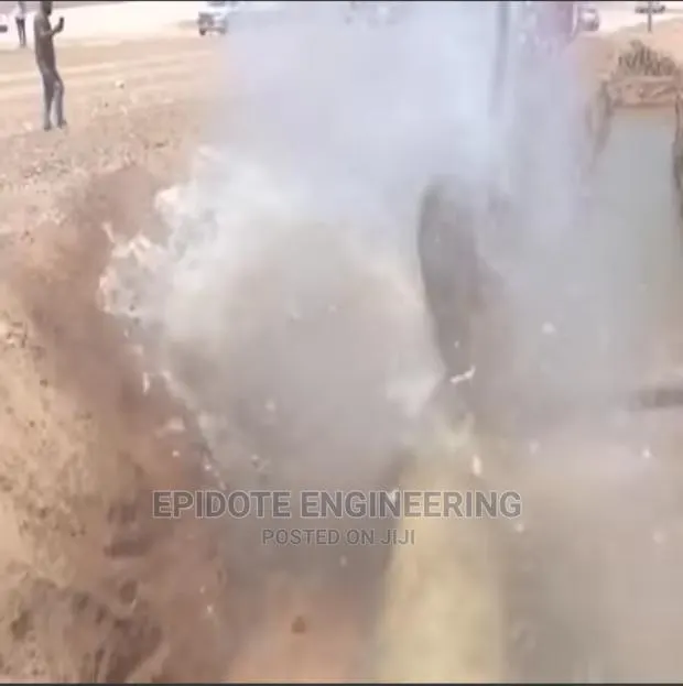 Water Borehole Drilling at Santasi Darko · Photo 1