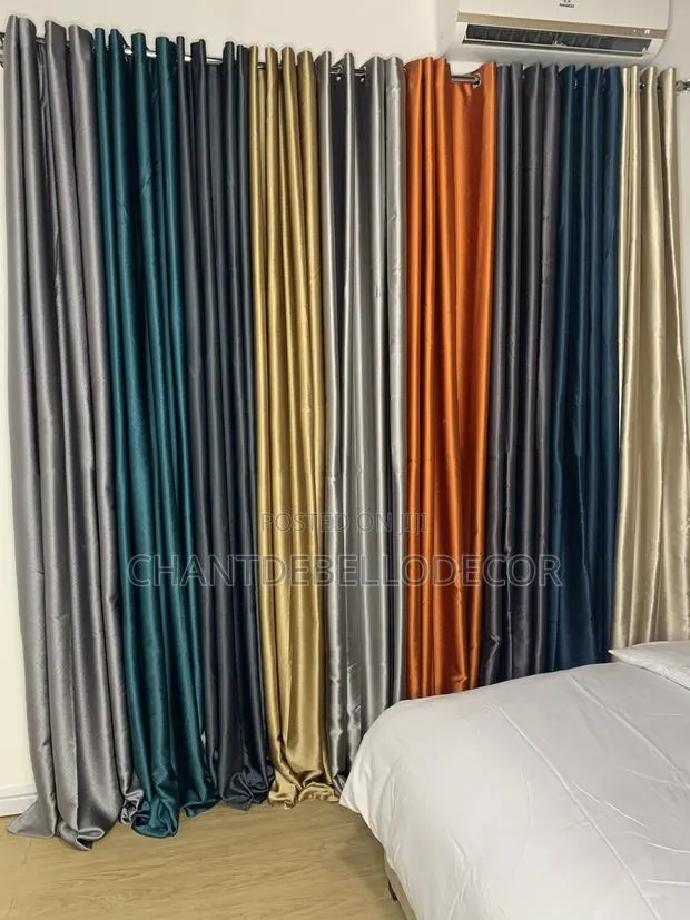 Promo Deal 3pcs Total Blackout Curtains 140x274cm Color Optional · Photo 1