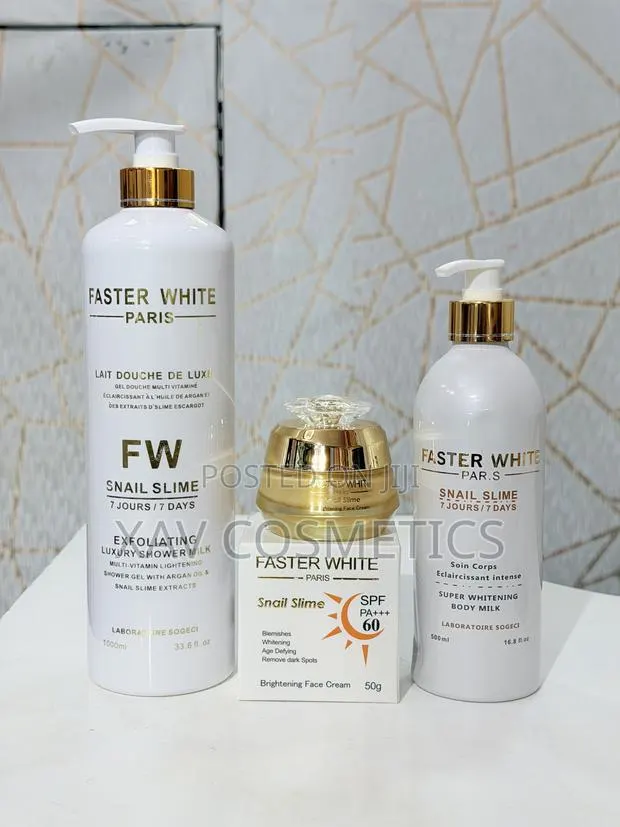 Faster White Snail Slime Set · Photo 1
