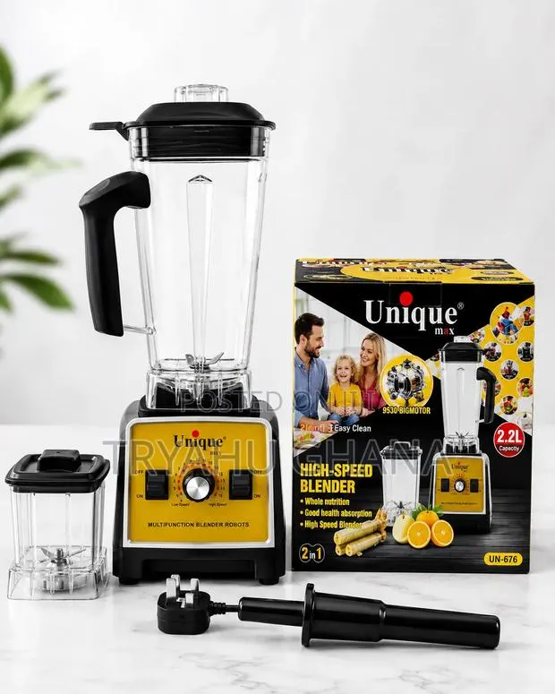 Buy Unique Max 2 in 1 Blender Robot 2.2l Online | High-Speed Blender · Photo 1