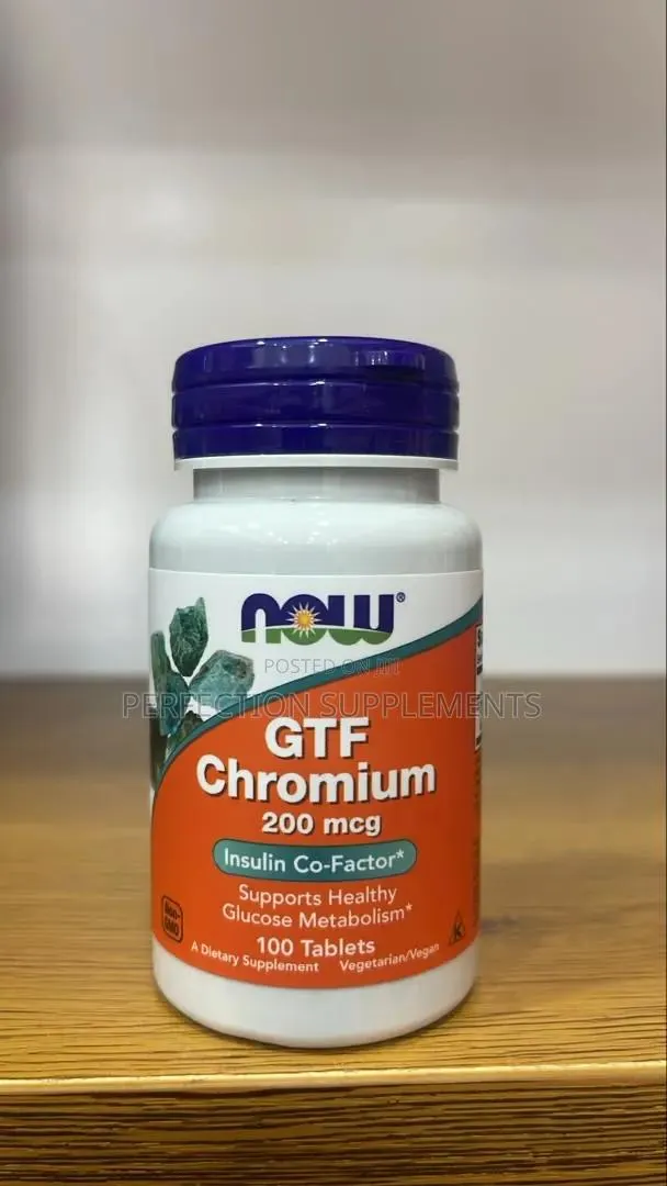 NOW GTF Chromium 200 MCG Tablets Insulin Co-Factor* · Photo 1