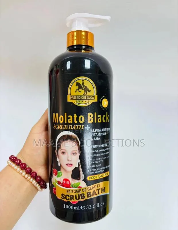 Prestigious Glow Molato Black Scrub Bath · Photo 1