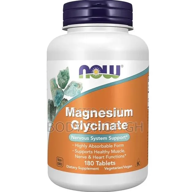 Magnesium Glycinate 100 Mg, Highly Absorbable Form, 180 Tablets · Photo 1