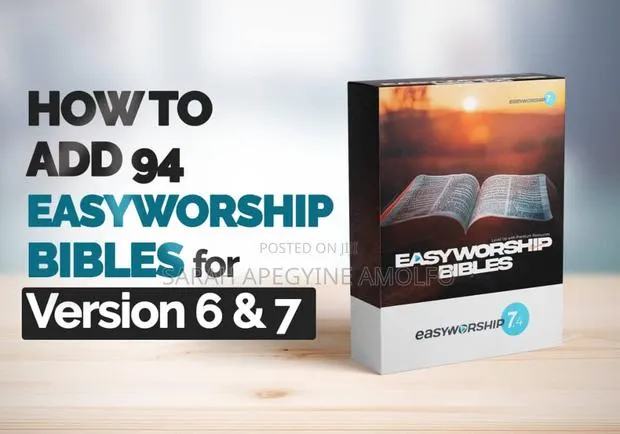 Easyworship Bibles for Easyworship Version 6 and 7 · Photo 1