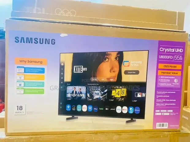 Experience the Samsung 55-Inch Crystal Uhd Google Tv · Photo 1