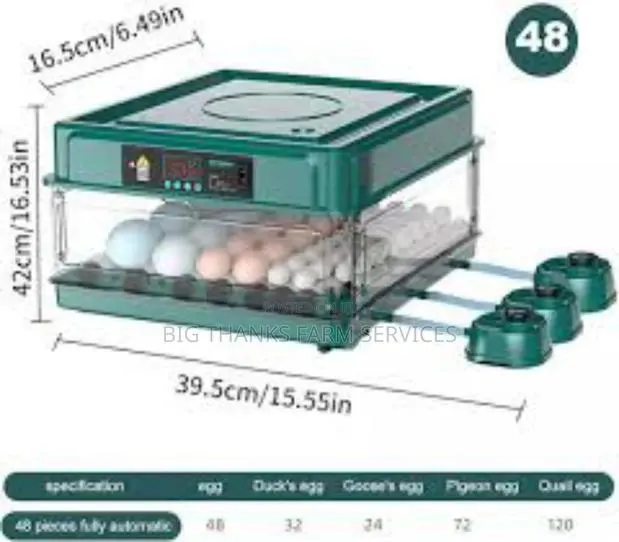48 Capacity Incubator · Photo 1