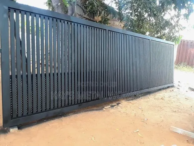 Modern Metal Sliding Gate| Security Gate| Custom Design Installation · Photo 1
