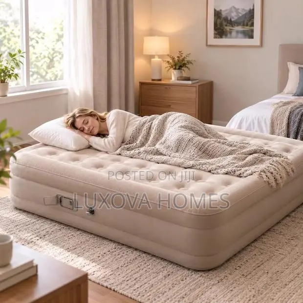 Premium Air Mattress for Comfort Anywhere. · Photo 1
