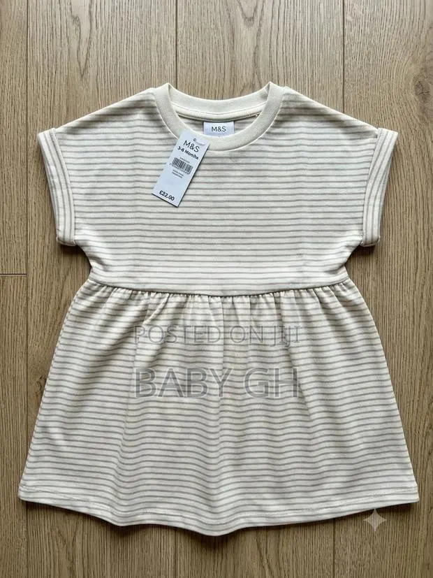 Girls M S Striped Dress · Photo 1