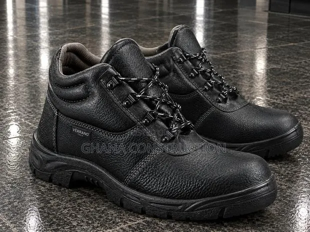 Industrial Steel Toe Safety Boot for Construction & Factory Use Boots · Photo 1