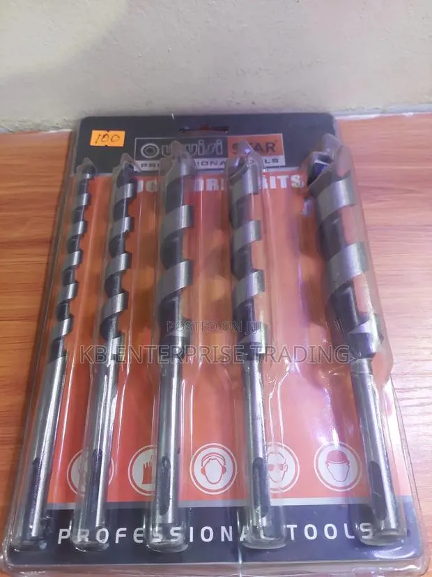 Ououisi Star Professional 5-Piece Auger Drill Bit Set · Photo 1
