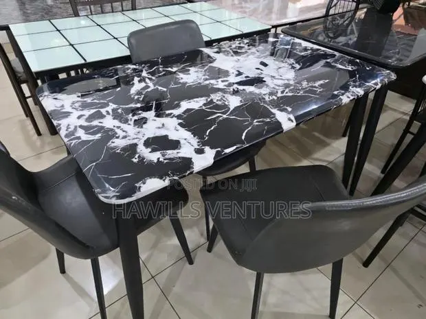 Super Crystal Stone Dining Set for Small Area. · Photo 1
