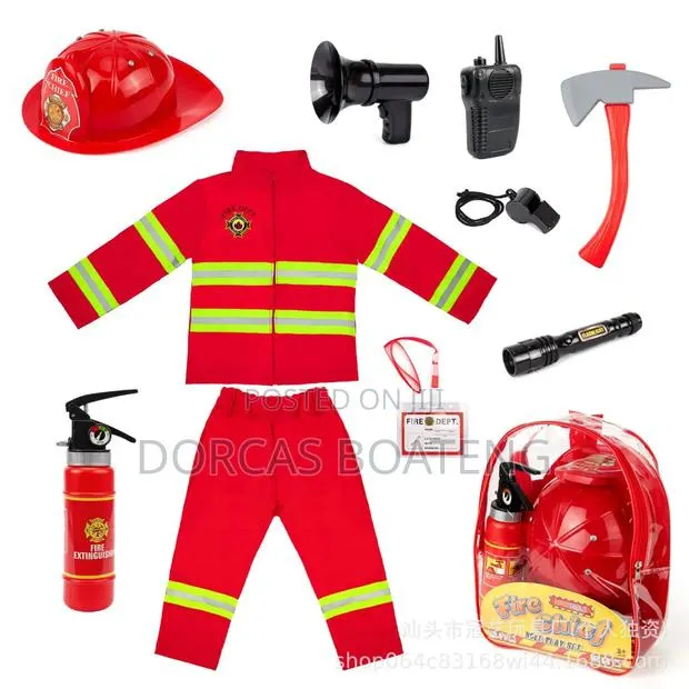 Kids Fire Service Costume . · Photo 1