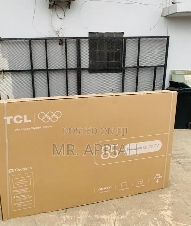 Sealed in Box TCL 85p7L 85” Qled Smart Google Television(Black) · Photo 1