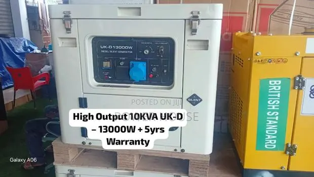 10kva Uk-D Diesel Generator – 13000w 10kva Engine, 5yrs Warranty · Photo 1