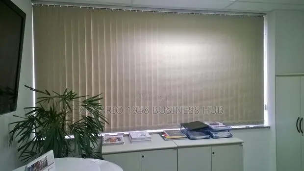 Strawberry Field Modern Vertical Window Curtain Blinds · Photo 1