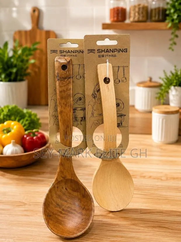 2pcs Bamboo /Wooden Laddle Set · Photo 1