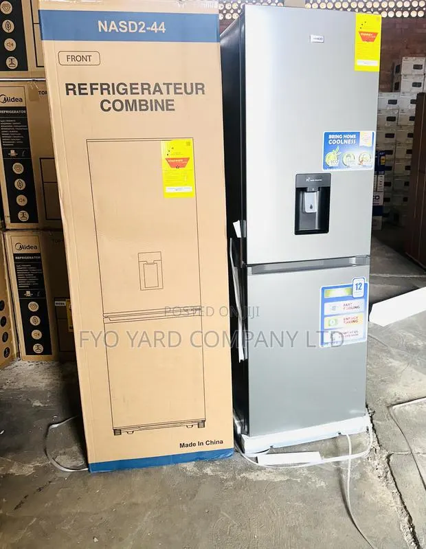 Quality Fast Cooling Nasco 287ltrs Reliable Double Door Fridge · Photo 1