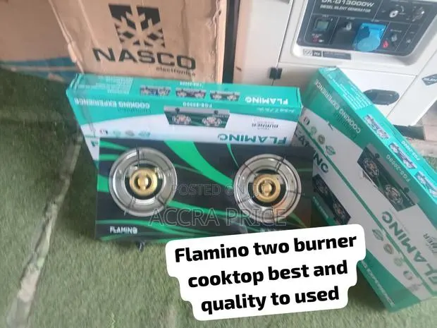 Flamino Premium Double Burner Stove – Stylish, Strong Affordable · Photo 1