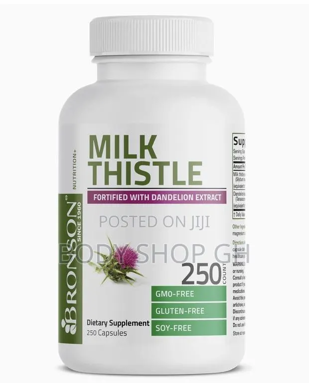 Bronson Milk Thistle Silymarin Marianum + Dandelion Liver Health · Photo 1
