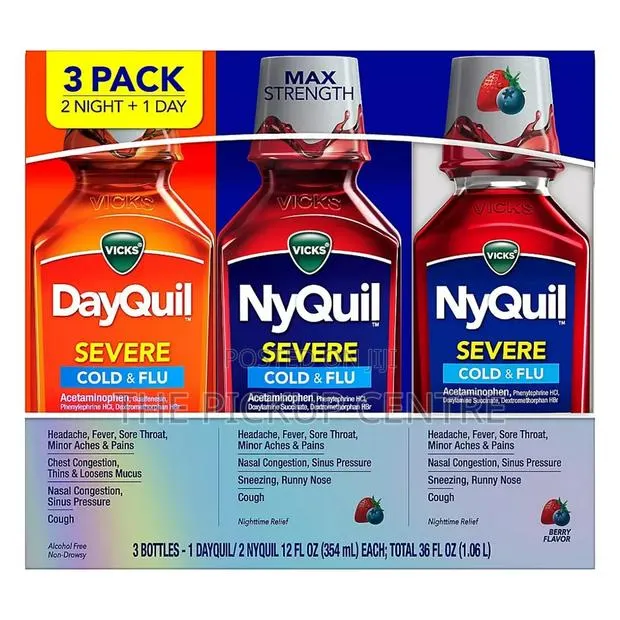 Vicks Dayquil and Nyquil Severe Cold 3 Pack · Photo 1