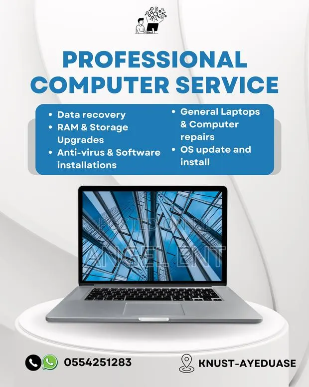 Professional Laptop Repairs Services (Location: Close To Knust) · Photo 1