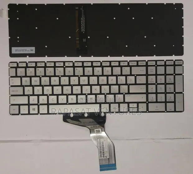 Hp 15-bs Backlit Keyboard Silver Color · Photo 1
