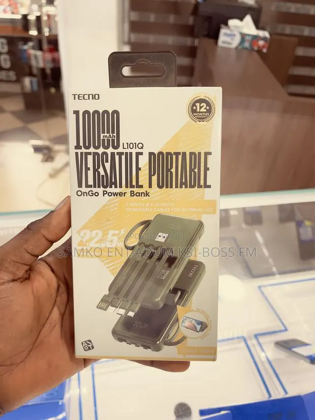 TECNO 10000 mAh L101Q Power Bank · Photo 1