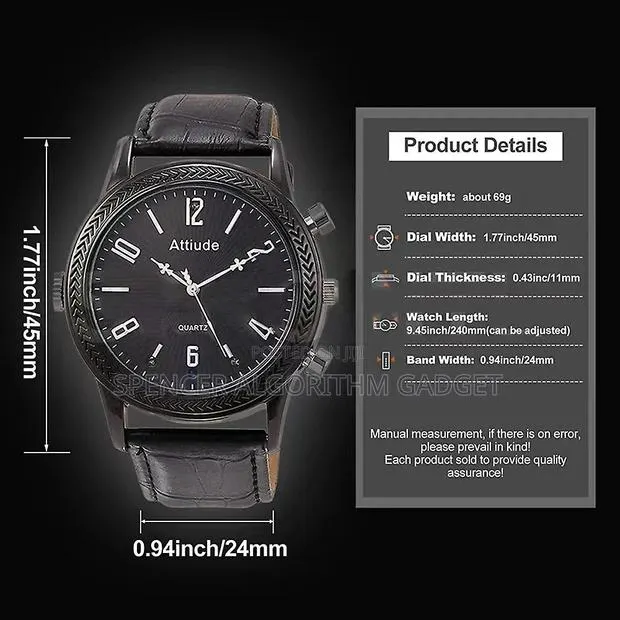 Spy Security Camera Wrist Watch Recorder 32gb · Photo 1