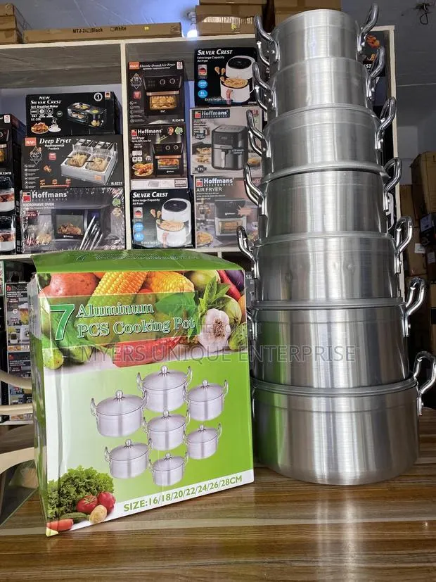 Cookeasy 7‐Piece Aluminum Pot Set · Photo 1