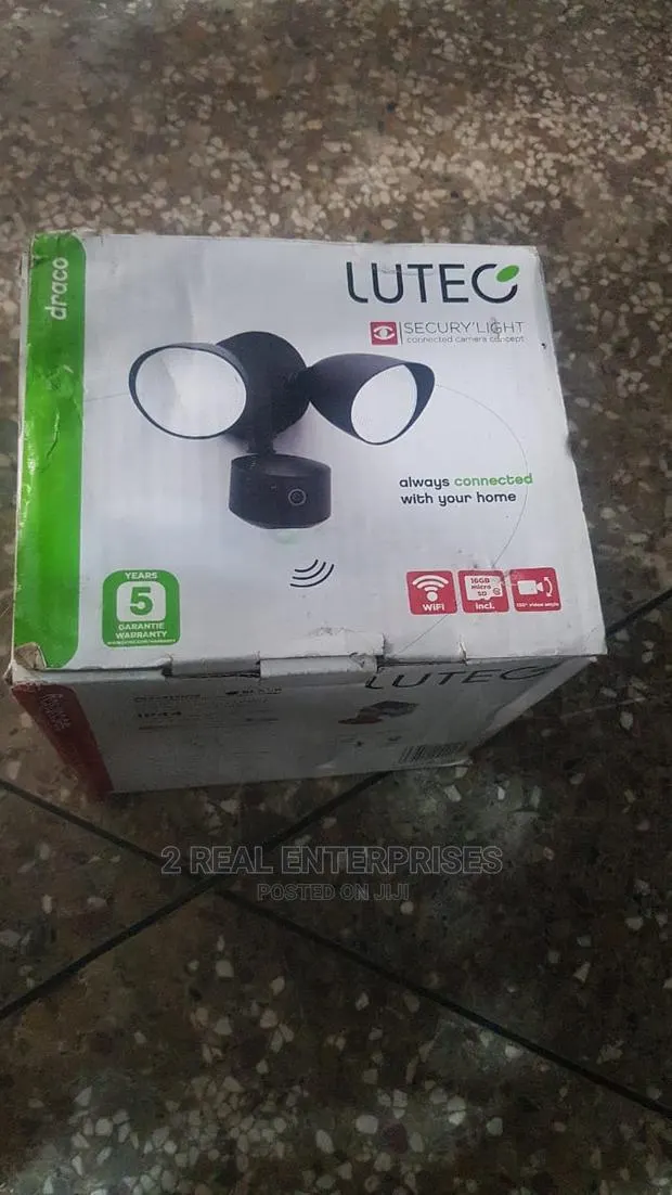 Lutec Draco LED Security Lights Motion Sensor Light Outdoor · Photo 1