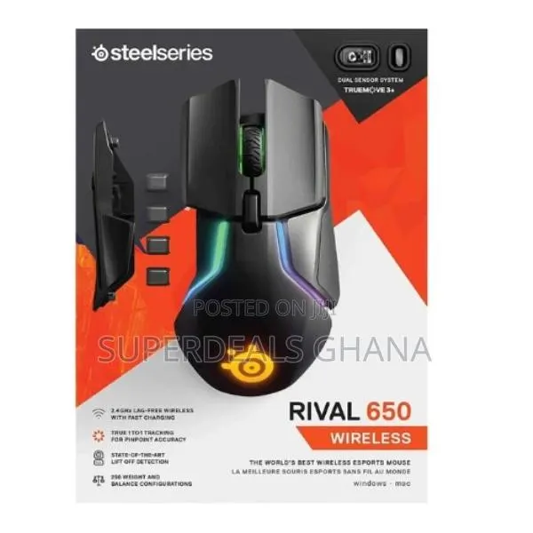 Steelseries Rival 650 - Quantum Wireless Gaming Mouse · Photo 1