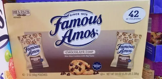 Famous Amos Chocolate Chip Cookies - 42 Pouches · Photo 1
