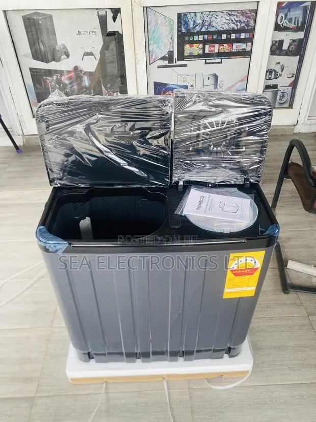 The Nasco NAS-07-TW Is a 7 Kg Semi-Automatic Twin-Tub Washing · Photo 1