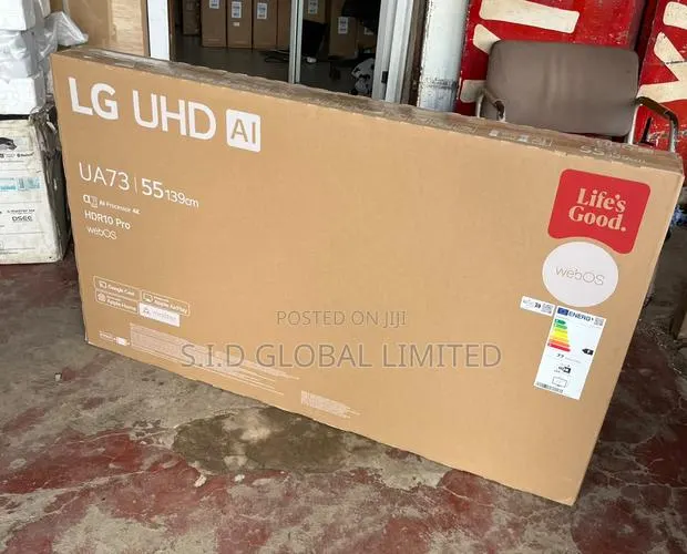 Enjoy Enhanced Resolution on Lg 55" Uhd Smart Tv · Photo 1
