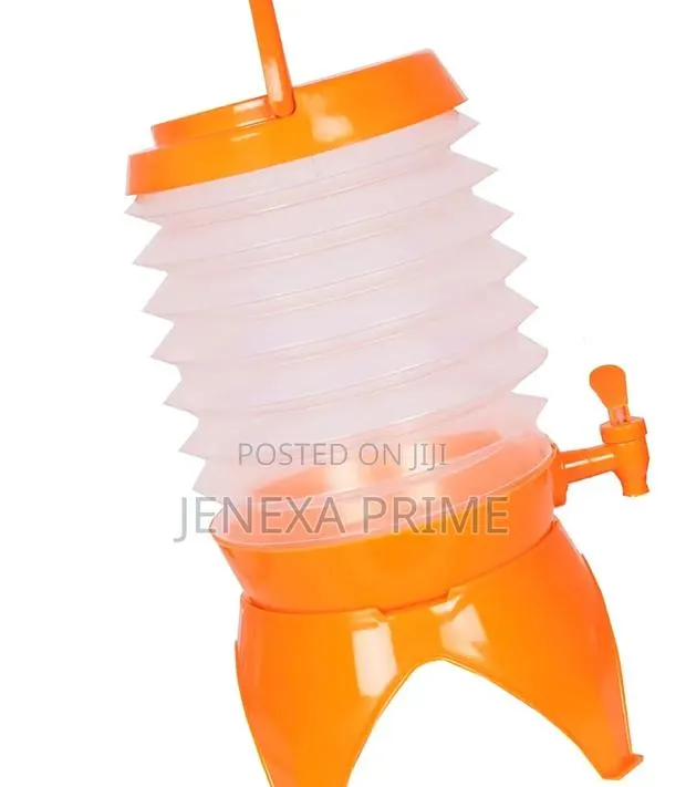 Orange and White Juice or Water Dispenser · Photo 1